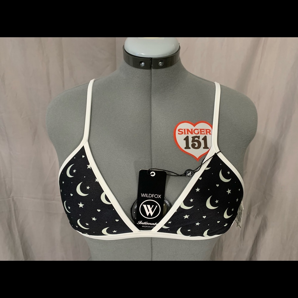 Wildfox Moon and Stars Bikini Top, NWT